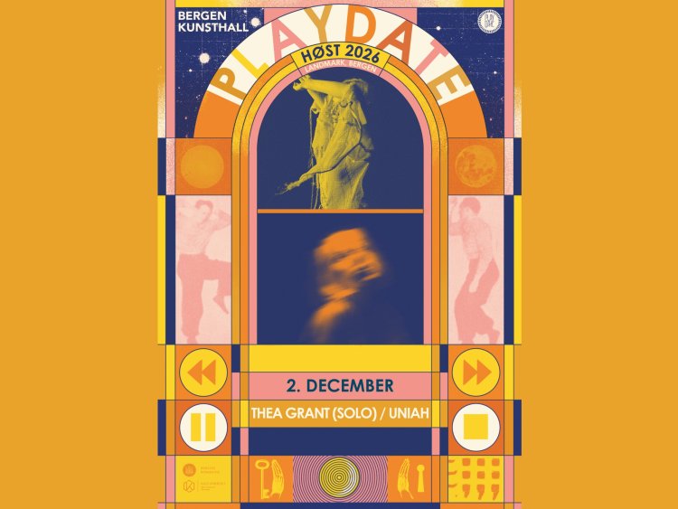 Playdate-plakat for Thea Grant Solo og Uniah på Landmark, 2. desember 2026
